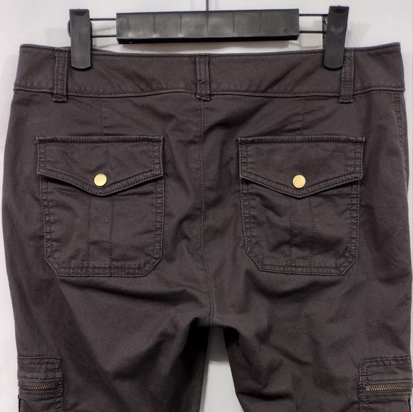 Athleta Cargo Pants Women's 8 Gray Casual Retro 90s Y2K Utility Sporty Outdoor - Picture 6 of 8